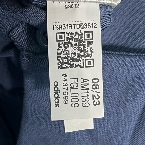 Boys 12 month Adidas Blue Polo Short Sleeve Jumpsuit Romper - Picture 10 of 11